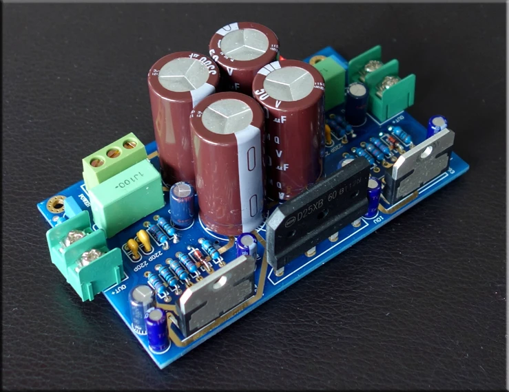 

AC15-32VX2 100W+100W 1pcs*  Double-sided Immersion Gold TDA7293 Amplifier Board DIY KITS