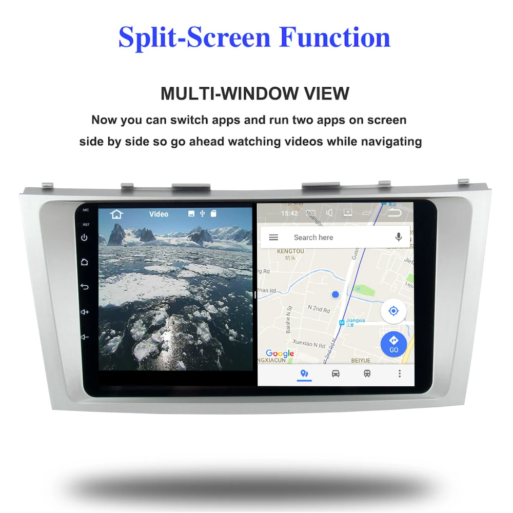 Flash Deal IPS 9" Car Radio for Toyota Camry V40 GPS Navigation 2007 2008 2009 2010 2011 Android 9.0 head unit 4G 32G Steering Mirror-Link 2