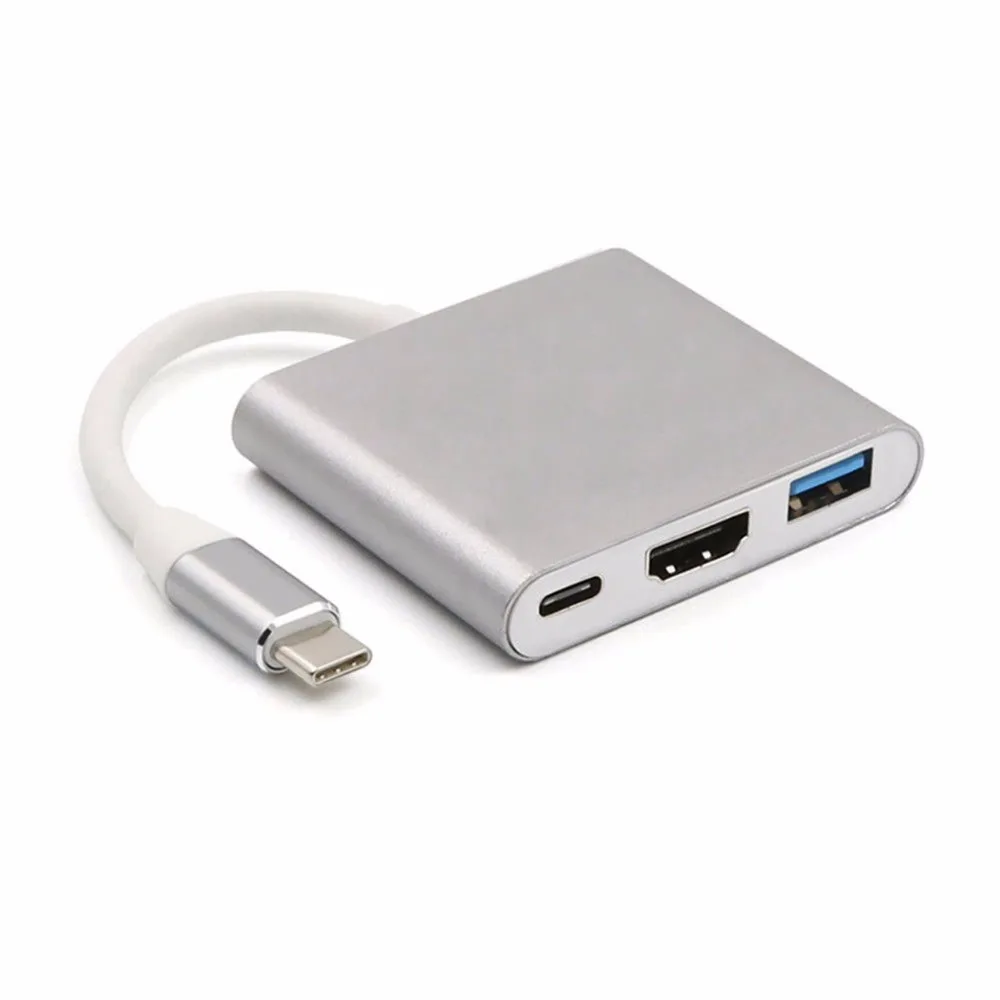 SOONHUA USB 3,0 Тип C к HDMI 4 К HD кабель адаптер конвертер USB C HDMI кабель видео Выход для MacBook Тип-c ноутбука