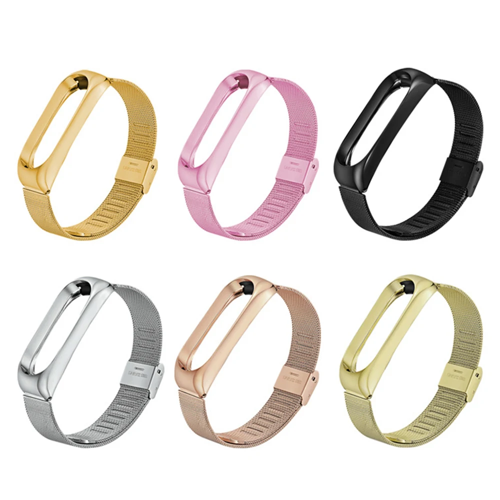 

For Mi Band 3 Wrist Strap Tainless Steel Silcone MetalWatch Smart Bracelet Not for Xiaomi Miband 4 Belt Replaceable Watch Strap