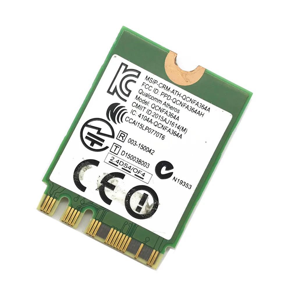 Для MSI GT72/GT80/GS60/GE62/GE72/PE60/PE70 Dell Alienware 13 R2 17 Killer 1535 Atheros QCNFA364A 802.11ac NGFF карта|Сетевые