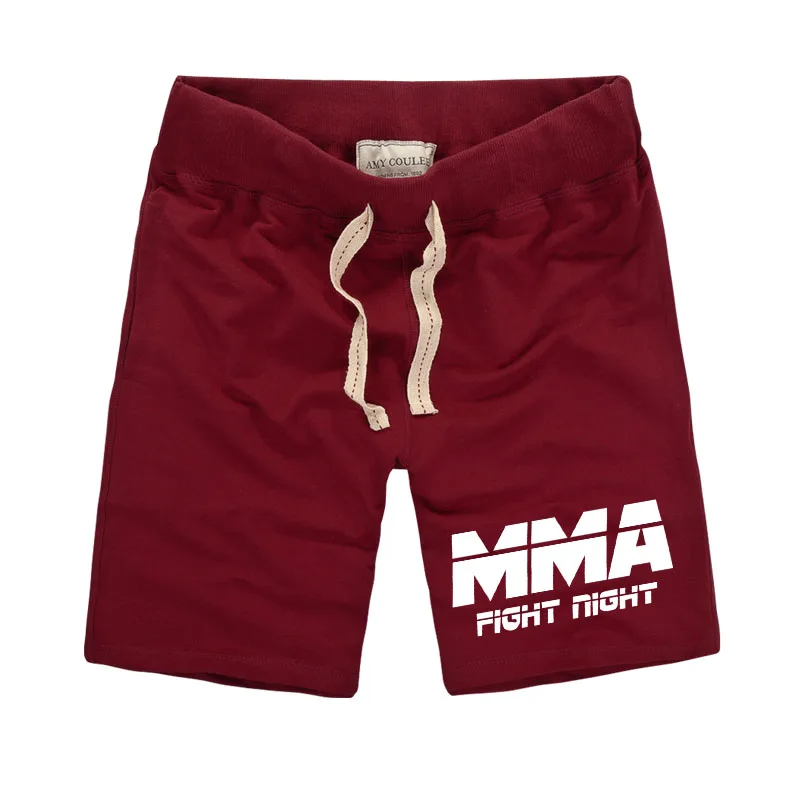 Fight MMA Printed Shorts Men Fitness Clothing Pure Cotton Muay Thai Men's UFC Shorts Elastic Belt Quick dry Sweatpants Male 2018