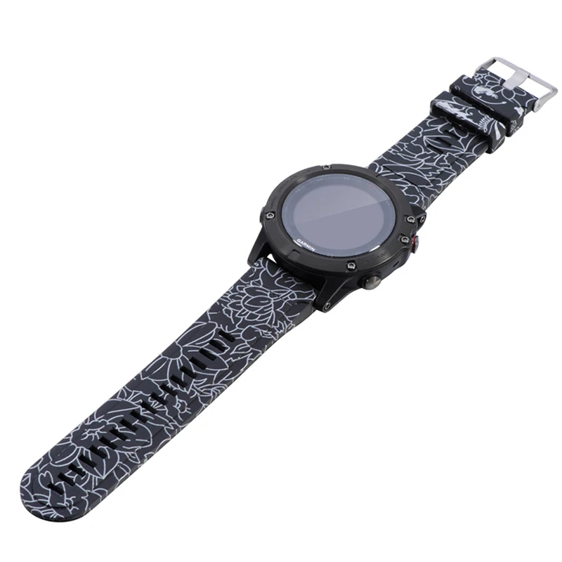 

26 22 20MM Watchband for Garmin Fenix 5X 5 5S Plus 3 3 HR Forerunner 935 Watch Quick Release Silicone Easy fit Wrist Band Strap