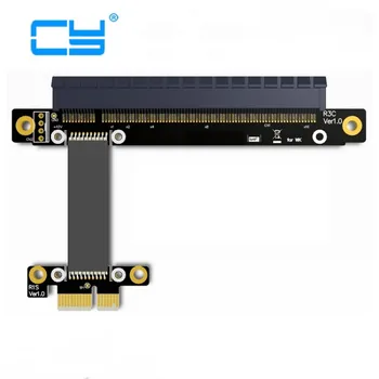 

PCI-E Gen3.0 1x To 16x Riser Card PCI-Express PCI-E X16 Extender Right Angled Elbow Design 30cm 40cm 50cm 60cm card