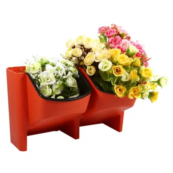 

Flower Pot Stackable Wall Planter Garden Flower Pots Wall Hanging Vertical Succulents Plant Pot Bonsai Pot Background Home Decor