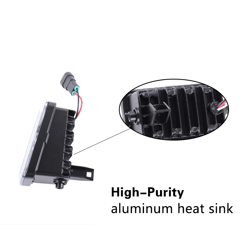 Chrome Premium LED Projector Fog Light Clear Lens With DRL Light For Ford F150 2015 2016 2017 2018 Plug And Play (9)
