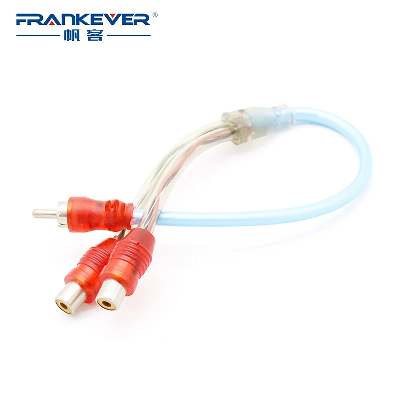 Аудиокабель Frankever 1 RCA мама к 2 папа 2RCA Y разветвитель Кабель для усилителя