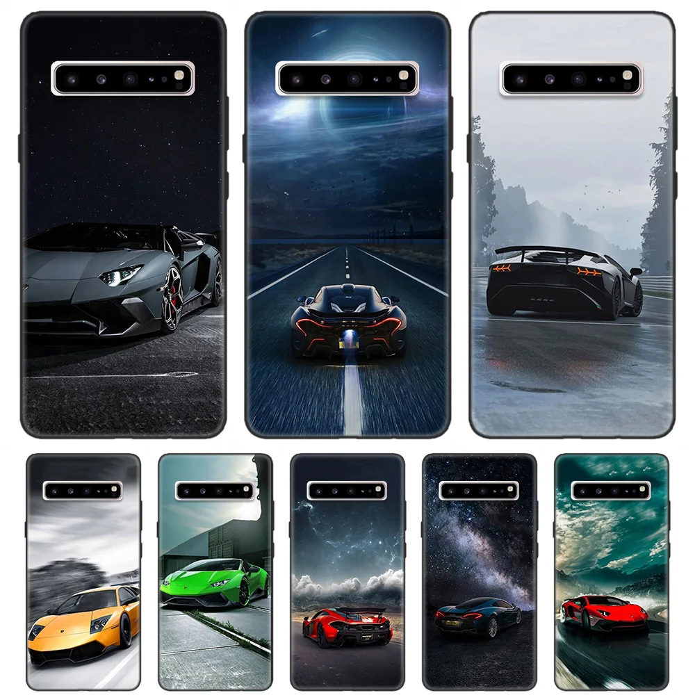 

Black Soft Silicone Case Cover for Samsung Galaxy S7 S8 S9 S10 5G S10E J4 J6 J8 M20 Note 8 9 Edge Plus 2018 Cas Hot Car Automobi