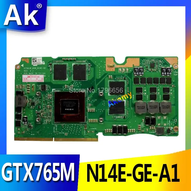 AK GTX765M 2G VGA карта для For Asus ROG G750J G750Js g750JM ноутбука G750JW N14E GE A1 GeForce графическая