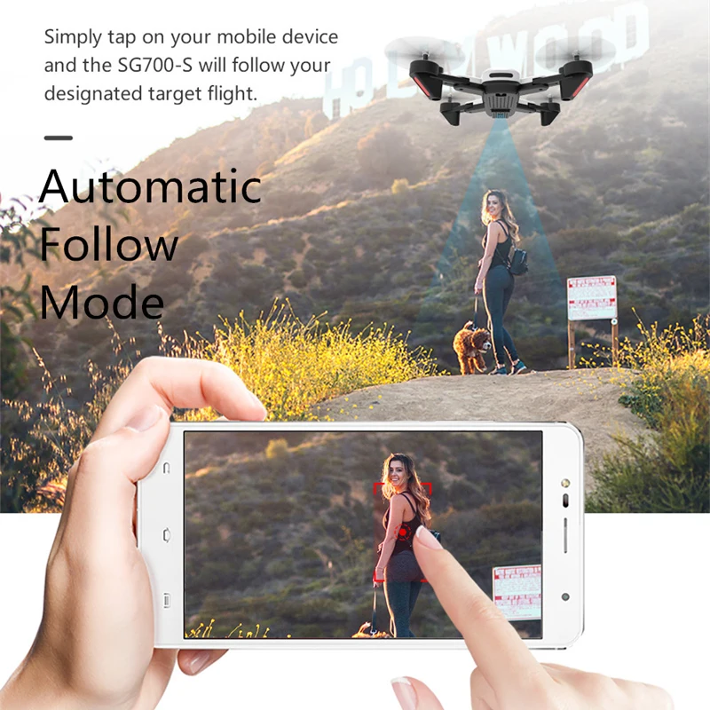 Горячая Распродажа Радиоуправляемый Дрон 4K/1080P широкоугольный Wi Fi FPV камера