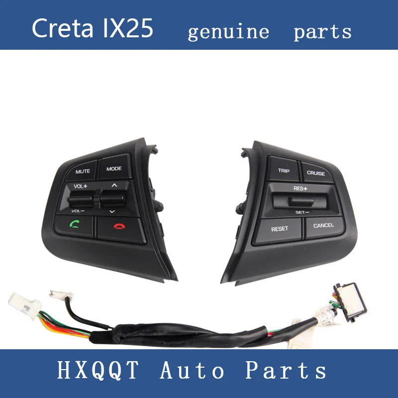 

For HYUNDAI creta ix25 1.6L 2015-2018 Buttons Bluetooth Phone Cruise Control Volume channel Remote Steering Wheel Control