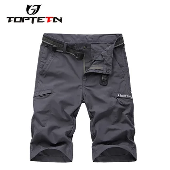 

TOPTETN Outdoor Shorts Summer Men Short Trousers Quick-dry Breathable Shorts Cycling Hiking Hunting Camping