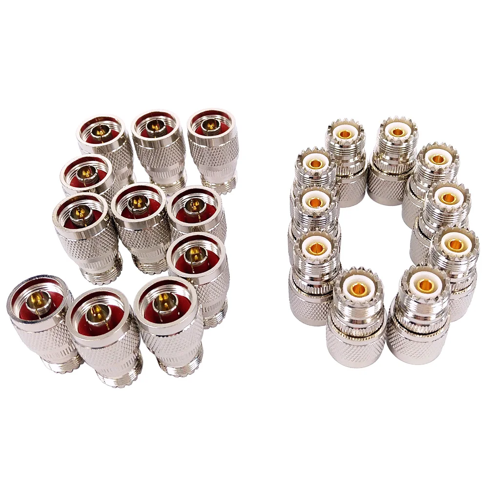 N Male to UHF SO-239 Female Jack RF Coaxial Connector Adapter 2