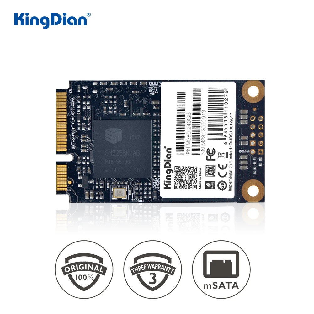 KingDian SSD msata 120gb 240gb 480gb SSD SATA жесткий диск msata Внутренний твердотельный диск