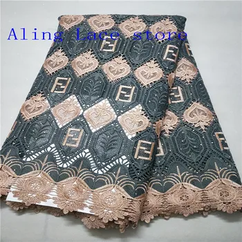 

High Quality Nigerian Lace Fabrics 2019 Latest Stones Mesh African Lace Fabric Bride Guipure French Net Lace Fabric
