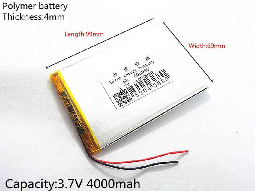 Tablet pc 3.7V,4000mAH (polymer lithium ion battery) Li ion battery for