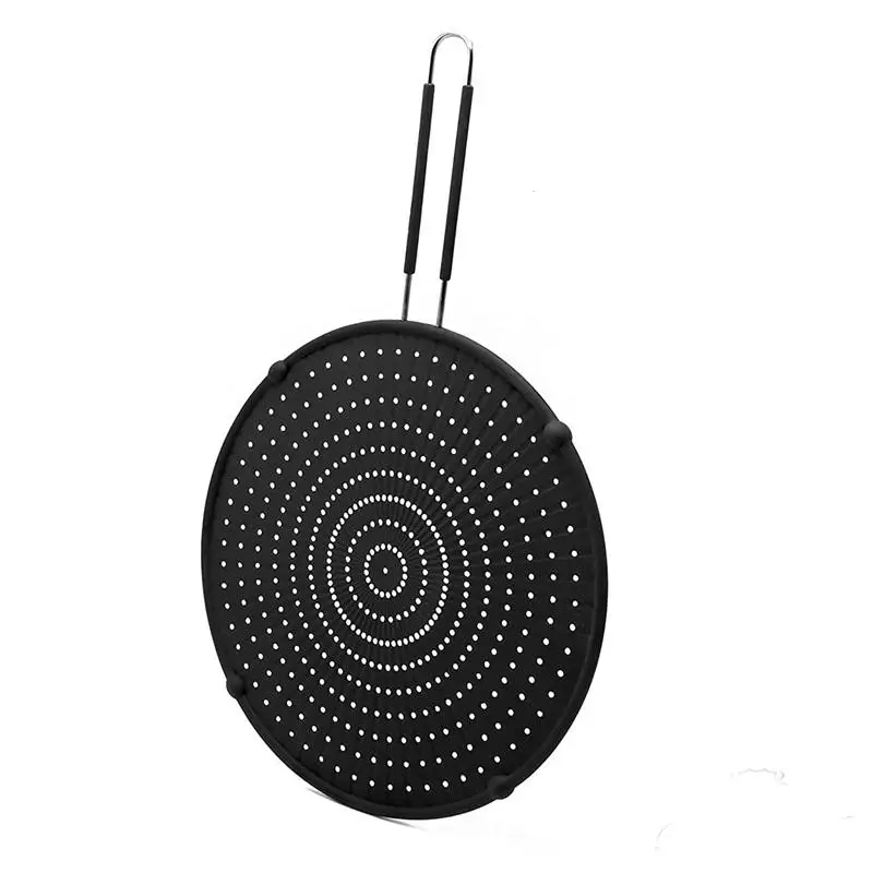 

Oil Splash Protection For Cooking And Frying, By Stopping Hot Oil Splash, Black
