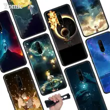 starry day anime Black Soft Case for Oneplus 7 Pro 7 6T 6 Silicone TPU Phone Cases Cover Coque Shell