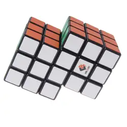 Фирменная Новинка 2-в-1 сиамские головоломка магический куб 3x3x3 черный (новая версия) развивающие игрушки специальные Игрушечные лошадки