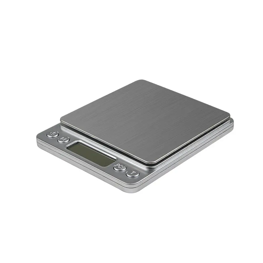 

High Accuracy Pocket Kitchen Scales 500g/1Kg/2Kg/3Kg x 0.1g Portable Electronic Jewelry Food Balance Digital Weighing Machine