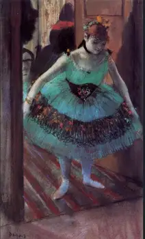 

High quality Oil painting Canvas Reproductions Dancer Leaving Her Dressing Room (1879) By Edgar Degas hand painted