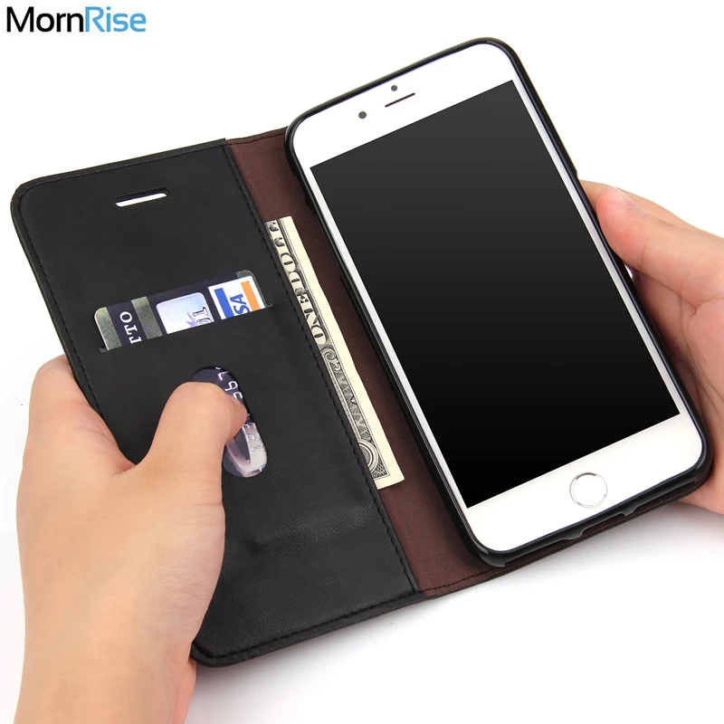 Luxury Retro Leather Flip Cover For iPhone 8 Case Wallet Card Stand Magnetic Book Cover For iPhone 7 6 6S Plus X XR XS Max Case