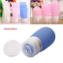 60 мл/80 мл портативные дозаторы для мыла пустые силикагель дорожная коробка шампунь лосьон бутылки для ванной Душевой контейнер Товары для ванной комнаты