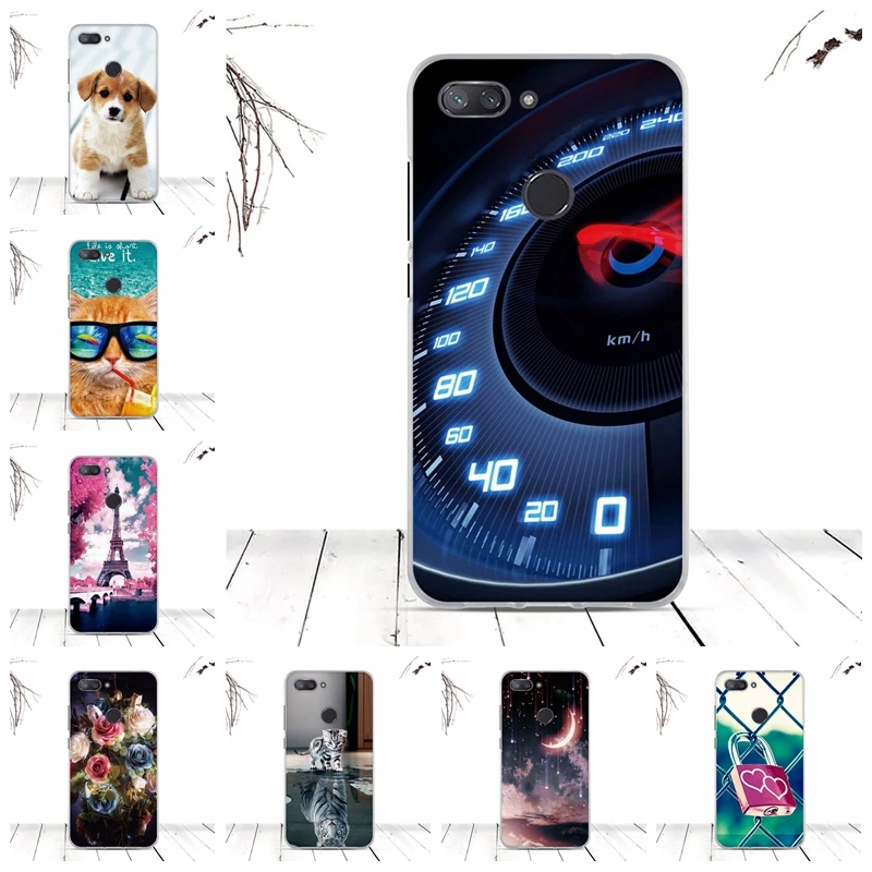 Мягкий силиконовый чехол из ТПУ для Xiaomi Mi 8 Lite/Mi Youth 8X задняя крышка Lite чехол-бампер
