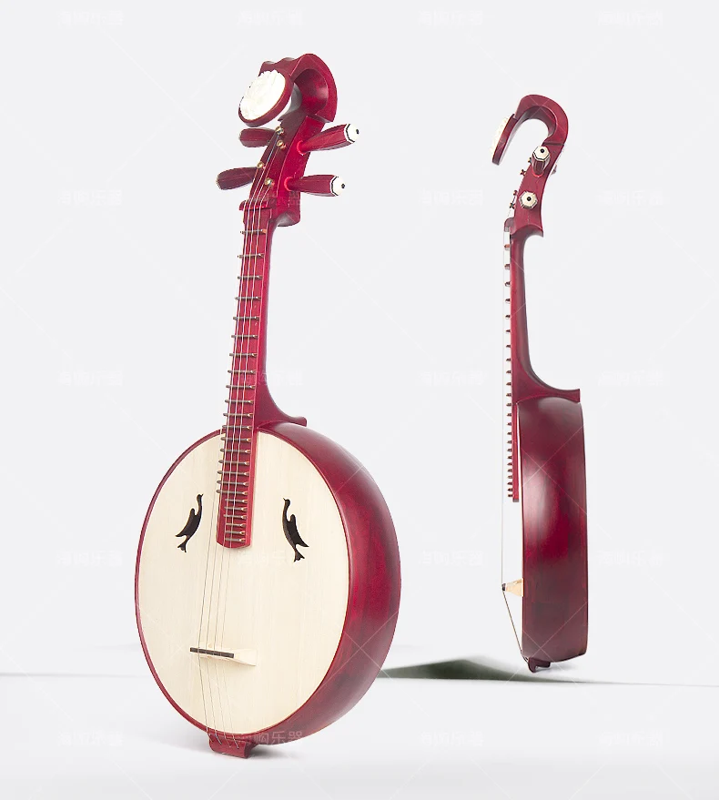 Китайские традиционные музыкальные инструменты Zhong Ruan гитара с Луной с чехлом
