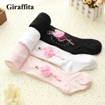 

Autumn Lovely Ballet Girl Dancing Lace Flower Soft Cotton Spring Baby Kids Warm Pantyhose Tights