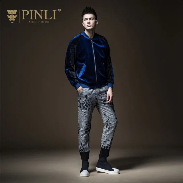 Jogger Direct Selling Sweatpants Pinli Pin Li 2018 New Autumn Men’s Wear, Small Feet Jacquard Plaid, Long Leg Pants, B183517334