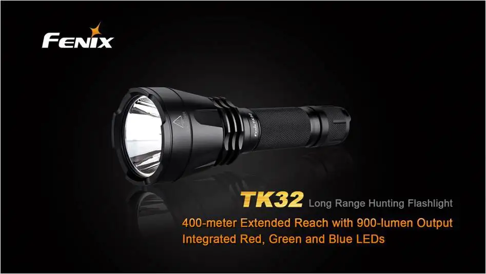 

Fenix TK32 Cree XM-L2 U2 LED flashlight Aircraft-grade Aluminium 900 lumens torches