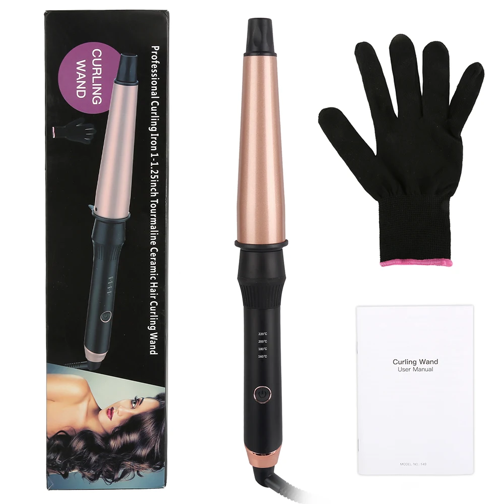 Jual Curling Iron 1 1.5 Inch Profesional Tegangan Ganda Rambut Curling Wand dengan Tong Cool Tip Auto Shut Off untuk rambut Panjang Pendek 149 Online Curling Iron 1 1.5 Inch Profesional Tegangan Ganda Rambut Curling Wand dengan Tong Cool Tip Auto Shut Off untuk rambut Panjang Pendek 149