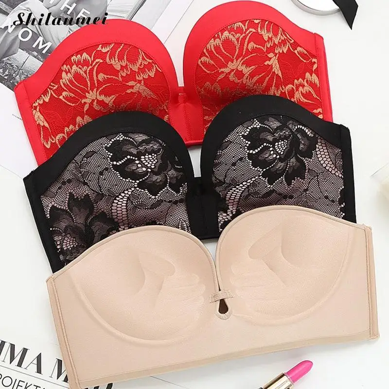 Chic Embroidery Push Up Bra Soutient New Floral Women Bralette