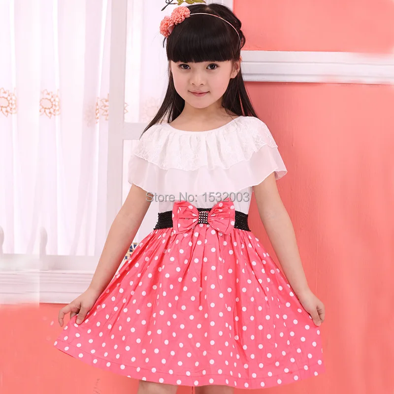 Teenage Girls Fashion Dresses Clothes For Teenagers Girl 2015 Lace Princess Summer Vestidos Meninas Dot In From Mother Kids Teenage Girls Fashion Dresses Clothes For Teenagers Girl 2015 Lace Princess Summer Vestidos Meninas Dot In From Mother Kids