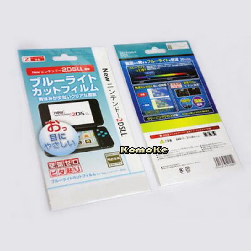 

2in1 Top Bottom HD Clear Protective Film Surface Guard Cover for Nintendo New 2DS XL/LL 2DSXL/2DSLL LCD Screen Protector Skin