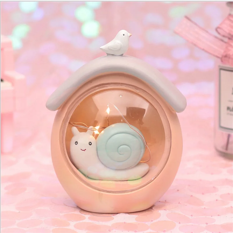 AU Cute Spirit Snail Time Windbell для девочек, праздничная комната, маленькое креативное украшение, колокольчики