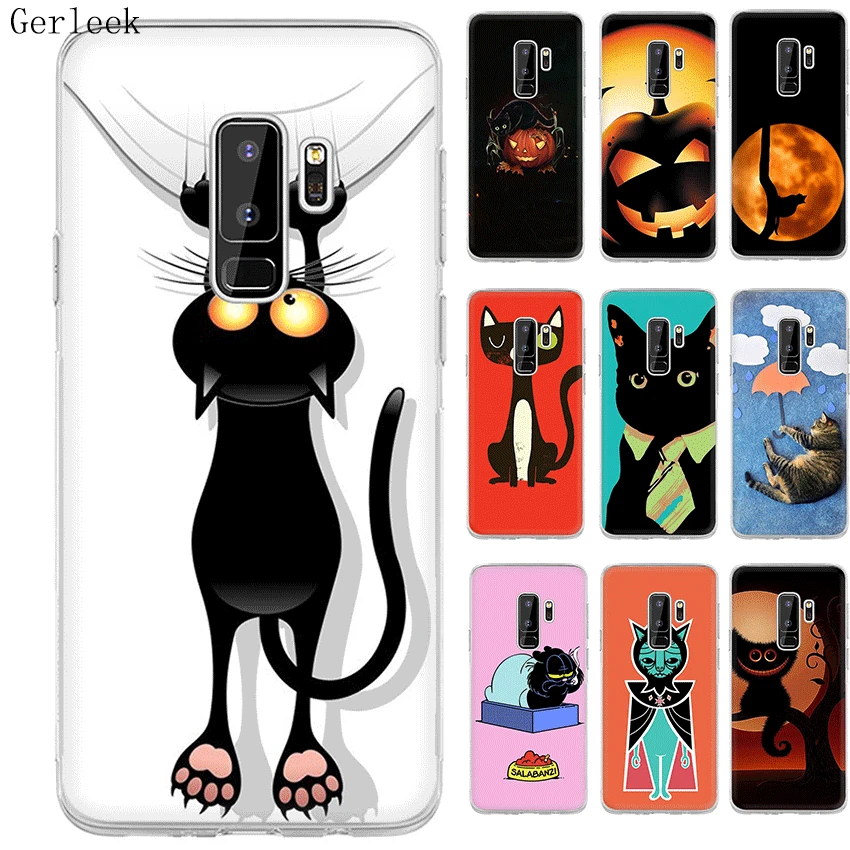 Чехол Desxz Black cat для Samsung galaxy J1 J2 J3 J5 J7 J6 Prime защитный чехол|Чехлы-накладки| |