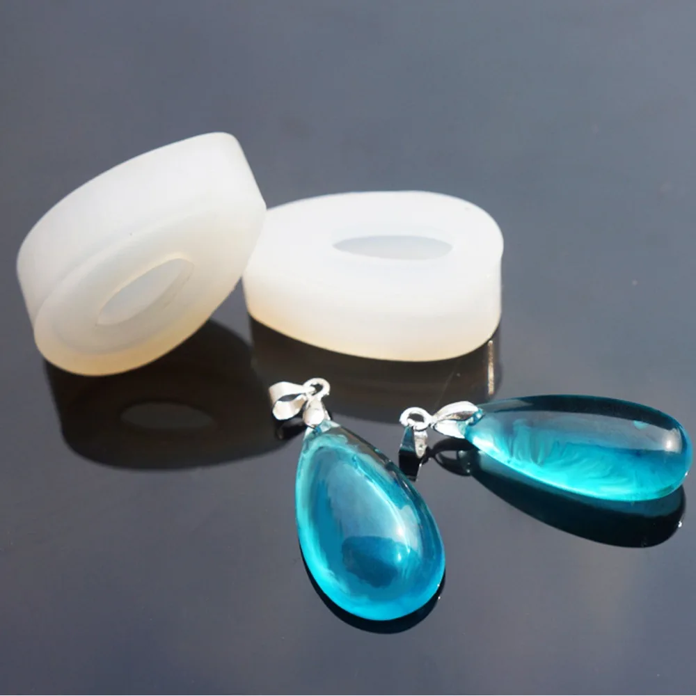 Buy 1PC Waterdrop Silicone Pendant Mold For Resin
