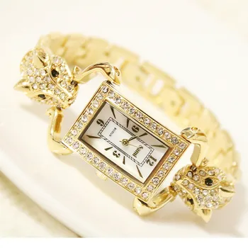 

High Quality Female Watches High-End Chain Watches Full Rinstone Quartz Women's Watch