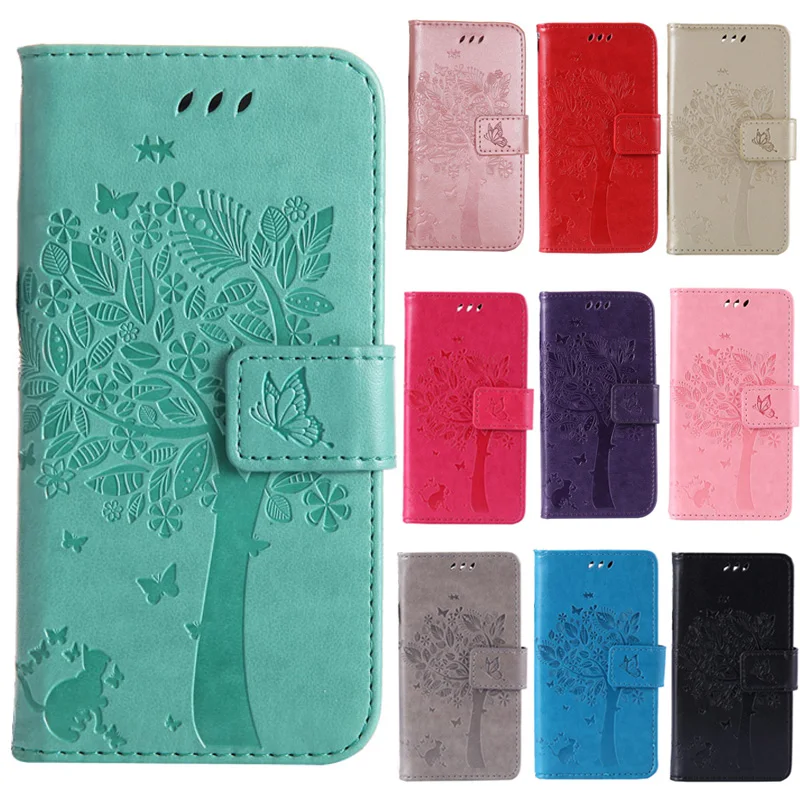 

3D Printing Cat Tree Leather PU Wallet Phone Case For Samsung Galaxy S3 Mini Case Flip For Coque Samsung S3 Mini Cover Fundas