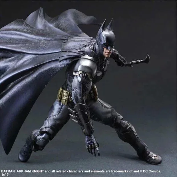 Chanycore Bat Man 27cm 1pcs Action Figure DC Comic Batman Arkham Play Arts Kai Anime Collection Mod