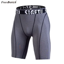 Страусиная мужская летняя Фитнес Лоскутная Бодибилдинг Кожа плотно сохнет короткие спортивные брюки одежда оверсайз