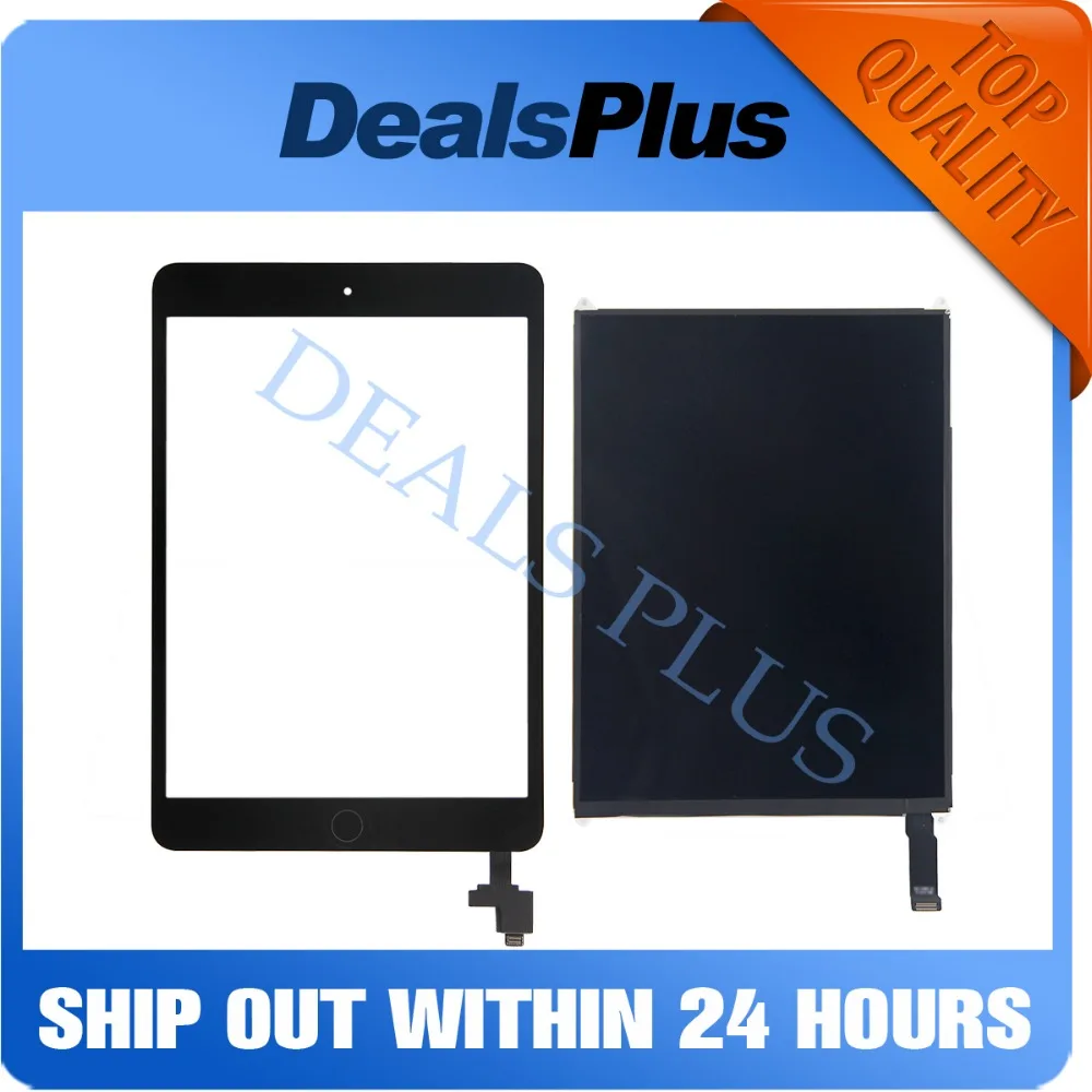 

Replacement New LCD Display +Touch Screen with Home Button + IC Connector For iPad Mini 2 A1489 A1490 A1491