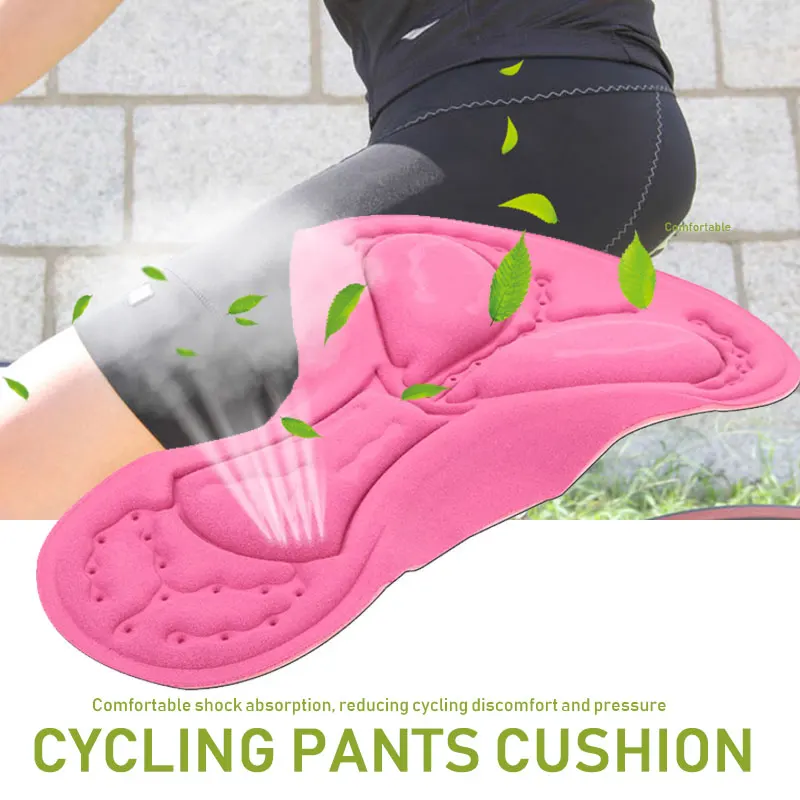 Riding Cushion Bicycle Saddle Polychromatic Silica Gel Pants Pad Cycling Parts Durable Sponge Pads Outdoor Bike Accessories