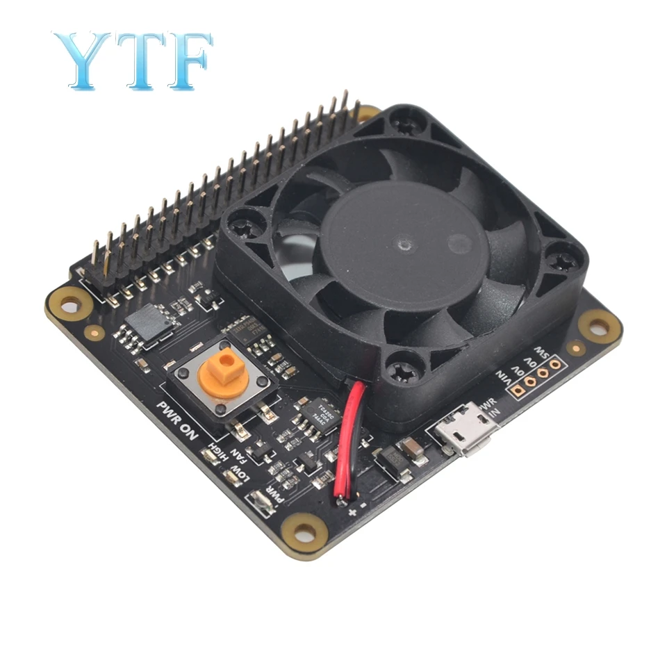 Raspberry Pi X730 автоматическое охлаждение + безопасное отключение плата расширения