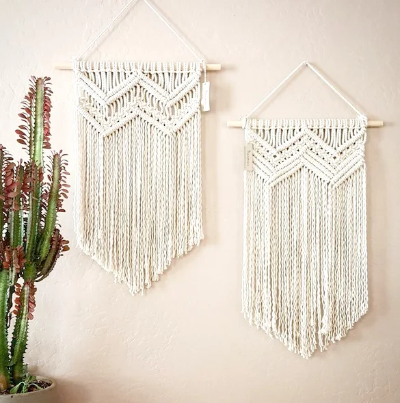 Macrame Wall Art Wedding Home Decor Handmade Wall Hanging Tapestry in Tapestry from Home