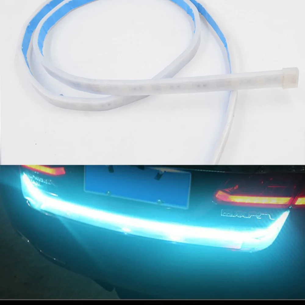 Auto Car Tailgate Turning Signal Light Bar Colorful LED Strip Trunk Light Strips Multicolor Braking Lamp #280798