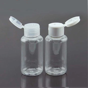 

75ml ablate Flip top cap refillable bottle Bottles Transparent Small Empty Bottle
