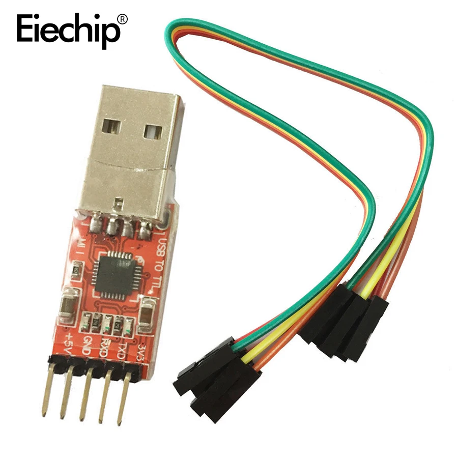 1 шт. CP2102 модуль USB для ttl Серийный UART STC кабель для загрузки PL2303 супер кисть линия обновления(красный